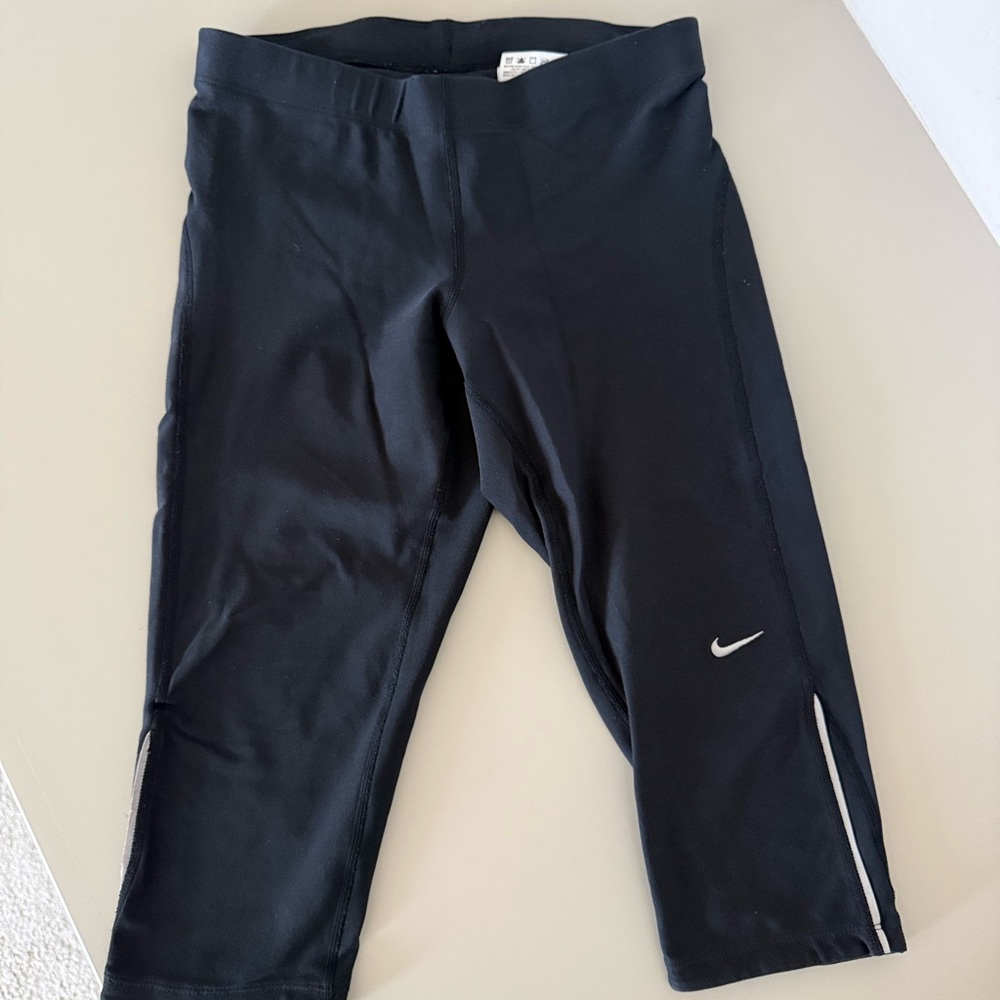 Nike Black Leggings Bike Shorts Hiking Shorts - Black, S